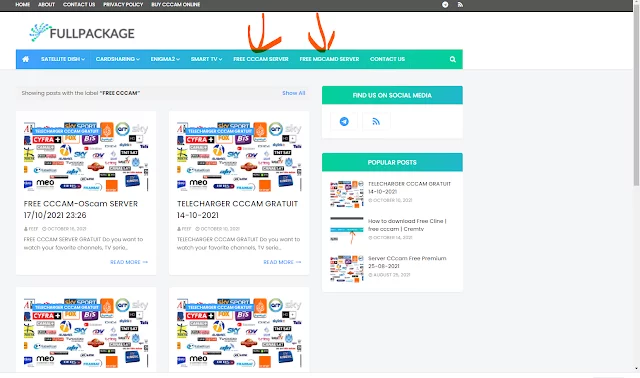 How to download Free Cline | free cccam | Cremtv